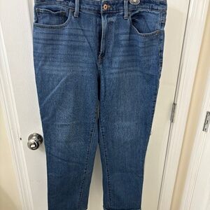 High waist, modern ankle jeans
